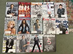 Lot of 14 x Vintage Esquire USA Magazines - Retro US Import