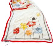 Moschino Silk Scarf 'Olive Oyl (Popye) Collection' New With Tags