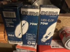 3 x 70W Metal Halide Lamps