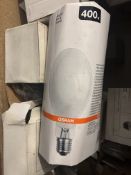 9 x Osram 400W High Pressure Sodium Lamp's