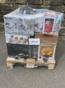Pallet of Approximately 35 Unprocessed Raw Return Household Small Appliances RRP £1,230.00 - 1082...