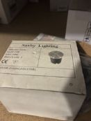 7 x Stainless Steel Recessed Lights Ideal For LED