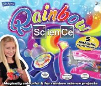 7 x John Adams Rainbow Science Kits – 5 Fun Experiments – Brand New & Sealed