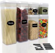 300 Food Storage Containers Every Pack With 6 Pieces Airtight Lid Three Different