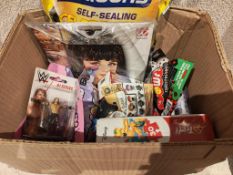Job Lot of Toys & Games – WWE, Monopoly, Top Trumps, Disney, Squishy Squad & More – Mixed Items