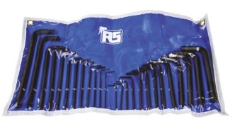 26 x Metric/Imperial Combined Hexagon Allen Key Set In Tool Roll
