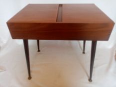 Vintage Retro 1960's Cutlery Canteen On Dansette Legs (Empty)