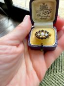 Opal & Sapphire Ring