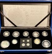 Queen Elizabeth 80th Birthday Silver Proof Coin Collection