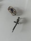 2 Brooches
