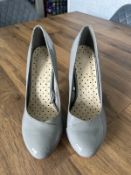 Grey Woman’s Size 7 Matalan Heel Shoes Used