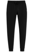 10 x Champion Black Joggers – Fleece Lined Sweatpants - New - RRP £480.00