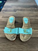 Women's Sliders Size 6.5 Mint Green F&F Pre Owned