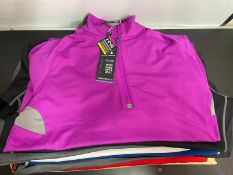 10 x Under Armour UA Fleece 1/4 Zip Sweaters - New - RRP £550.00