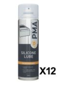 PMA Silicone Lubricant 500ML – Bulk Pack of 12 - Maintenance Spray