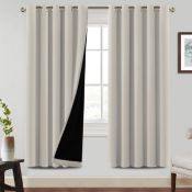 BellaHills 100% Blackout Curtains For Bedroom Thermal RRP £40.41