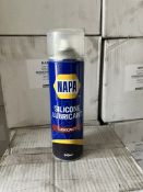 NAPA 500ml Silicone Lubricant – Bulk Pack of 12 – Maintenance Aerosol