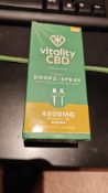 Vitality CBD Oral Drops & Spray – 4800mg – Lemon Flavour – 30ml