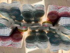32 Bobbins of New Hoooked Wavy Blends Yarn