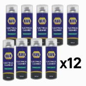 NAPA 500ml Electrical Contact Cleaner – Bulk Pack of 12 – Maintenance Aerosol