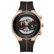 Mann Egerton Hand Assembled Raptor In Rose White Watch - Free Warranty & Free Delivery