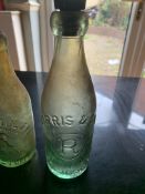 2 x Vintage Glass Bottles
