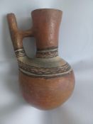 North African Style Terracotta Storage Vessel