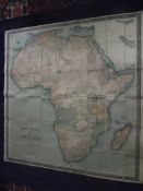 Philips’ New Map of Africa - London and Liverpool - George Philip & Son - Circa 1899
