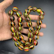 African Style Glass Beads String.