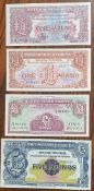 Collection of 7 British Armed Forces Banknotes