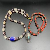 Group of Vintage 2 Necklace & 1 Ring