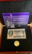 Farewell Britannia Coin & Banknote Tribute Set