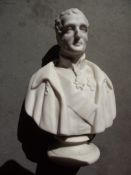 Duke of Wellington Copeland Parian Bust - Count D'Orsay