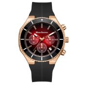 Mann Egerton Hand Assembled Astro In Rose Red Watch - Free Delivery & 5 Year Warranty