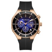 Mann Egerton Hand Assembled Astro In Rose Blue Watch - Free Delivery & 5 Year Warranty