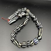 3 Piece Glass Beads Necklace, Beautiful African & Indian Glass Beads Necklace