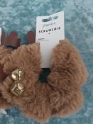 Fluffy Antler Scrunchies x 12