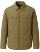 10 x Calvin Klein Jeans Men’s Lightweight Full Zip Quilted Jacket Olive - RRP £1150.00