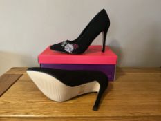 Dolcis “Tanya” High Heel Court Shoes, Size 6, Black - New RRP £34.99