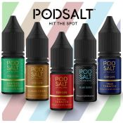 Huge Joblot of Pod Salt Nicotine Salts – 500+ Bottles – Mixed Flavours & Strengths – RRP £2,495