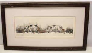 Boris O’Klein “Dirty Dogs” Signed Original Colour Etching Print