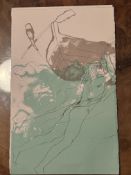 Dame Elizabeth Frink RA Original Lithograph 1974 Curwen Press Free Postage Worldwide Matted COA