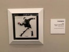 Banksy Unauthorised Pokemon Version of Love Is In The Air Record Cover 45/100 Moonshake Records