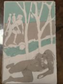 Dame Elizabeth Frink RA Original Lithograph 1974 Curwen Press Free Postage Worldwide Matted COA N...
