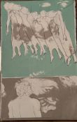 Dame Elizabeth Frink RA Original Lithograph 1974 Curwen Press Free Postage Worldwide Matted COA