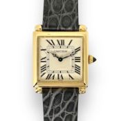 Cartier Tank Obus 16302 18k Yellow Gold 24.5mm Box With Papers