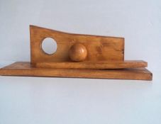 BARBARA HEPWORTH (1903-75) Maquette of BH 81 'Ball, Hole and Plane' Sculpture from (1936)