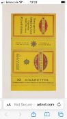 Peter Blake (B 1932) ‘Gold Flake’, Fag Packet Edition, Gold Highlights, Screenprint in colours, 2...