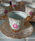 6 x Vintage Zimco RgK Czechoslovakia Expresso Coffee Cup & Saucer