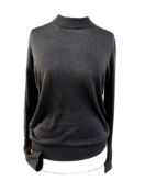 Bernini Beverly Hills Black Silk Knit Jumper Size Medium c. 1990's Unisex